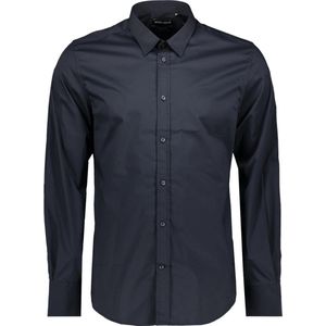 Antony Morato - Super Slim Fit Overhemd - Blauw - Stretch Katoen