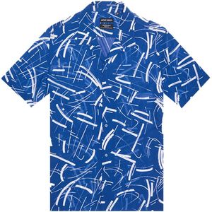 Antony Morato - Overhemd - Korte Mouwen - Blauw - Katoen
