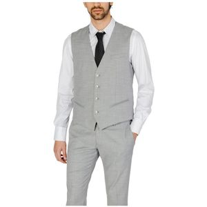 Antony Morato - Grijze Slim Fit Mouwloze Gilet - Heren