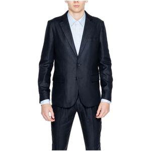 Antony Morato - Zelda - Blazer - Blauw - Heren - Linnen