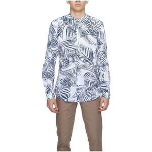 Antony Morato, Heren, Overhemden, Blauw, Maat: S Linnen,
