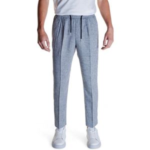 Antony Morato - Slim-Fit Broek - Groen - Mix van Linnen en Viscose