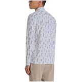 Antony Morato - Lange Mouwen Overhemd - Wit - Katoen/Viscose