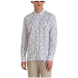 Antony Morato - Lange Mouwen Overhemd - Wit - Katoen/Viscose