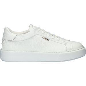 Antony Morato, Schoenen, Heren, Wit, 44 EU, Leer, Witte lage sneakers Mmfw 01666 stijl