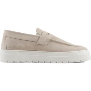 Antony Morato, Witte Leren Slip-On Mocassin Rubberen Zool Wit, Heren, Maat:43 EU