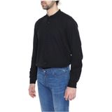 Mandarin Collar Shirt - Zwart - Longsleeve - 100% Katoen - Spring/Zomer Collectie