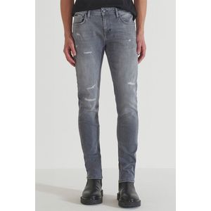 Ozzy - Tapered Fit - Jeans - Grijs - Katoen/Elastaan