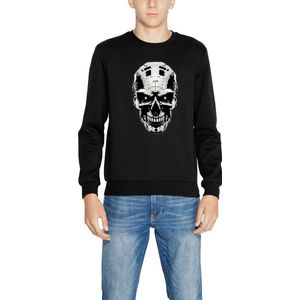 Zwart Sweatshirt Met Print Met Lange Mouwen En Ronde Hals
