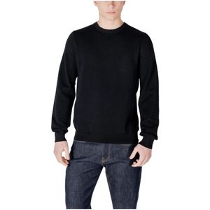 Antony Morato, Sweatshirts & Hoodies, Heren, Zwart, L, Katoen, Katoenen Heren Sweatshirt Collectie