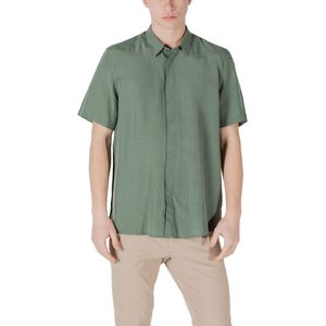 Antony Morato - MMSS00194 - Korte Mouwen Overhemd - Groen