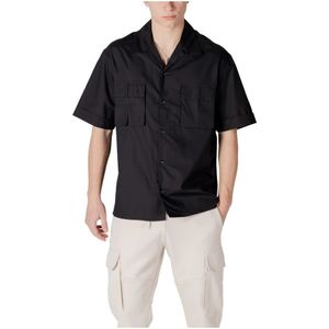 Antony Morato - MMSS00185 - Korte Mouwen Shirt - Zwart