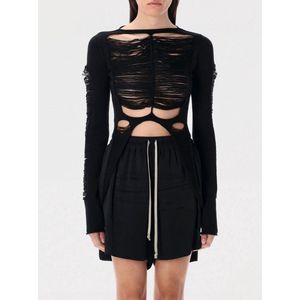 Rick Owens, Dames, Truien, Zwart, Maat: XS