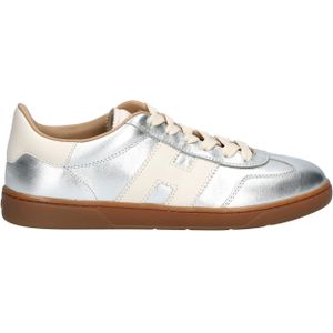 Hogan - Cool - Lage Sneaker - Zilver - Metallic Leer