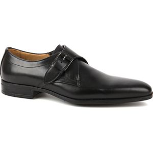 Giorgio Serrano Nero Schoen Monk Strap Zwart