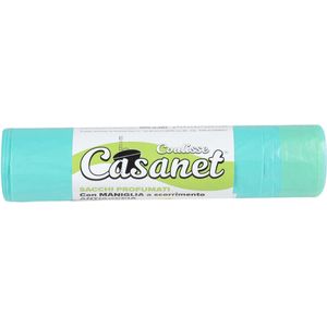 Afvalzakken/vuilniszakken/containerzakken - lime geur - 15x - 50 liter - groen - ruikt lekker