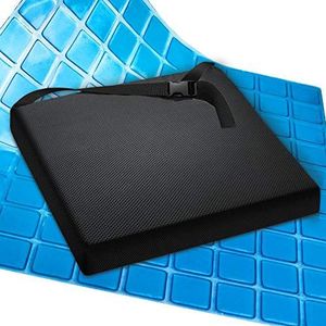 Coussin Professionnel - Antiescarres - Mousse à Mémoire de Forme - Noir - Tissu AIR MESH