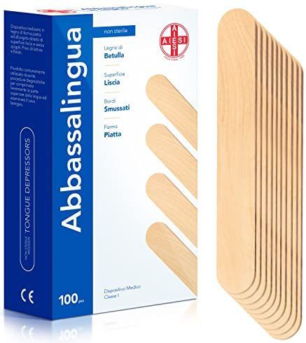 Tongschraper - Berkenhout - Medisch Hulpmiddel - CE-Gemarkeerd