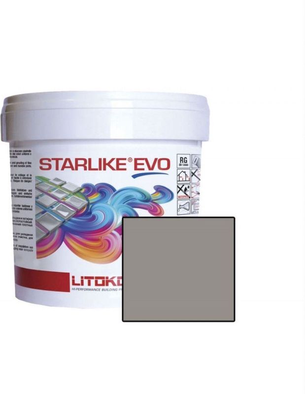Starlike - Voegmiddel - 2 Componenten - 2,5 kg - Lood Grijs