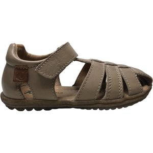 Naturino velcro lederen sandalen see taupe mt 30