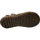 Naturino Halfgesloten leren sandalen, Geel, 21 EU