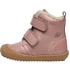 Naturino Bubble Vl gevoerde enkellaarsjes met pompon, babymeisje, Roze