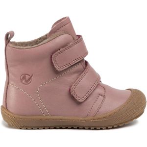 Naturino Bubble - mt 20 - velcro effen warme hoge schoenen- Oud roze