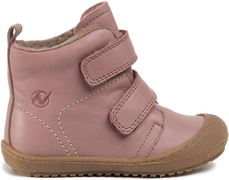 Naturino Bubble - mt 20 - velcro effen warme hoge schoenen- Oud roze