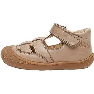 Naturino WAD-lederen schoenen met gesloten neus, Taupe, 2 UK Child