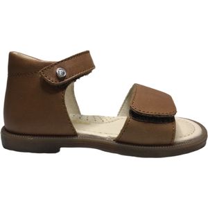 Falcotto velrco's lederen sandalen Silt Cognac