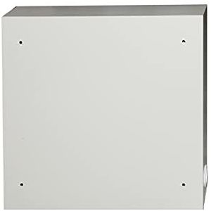 Connetto - Wandbox dvr/nvr 2 sloten met opklapbaar rek en verstelbare vergrendelingen, VESA-aansluiting voor monitor inclusief lichtgrijs