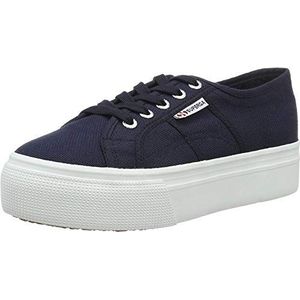 Superga sneaker 2790acotw Linea Up And Down dames , marineblauw/wit , 40 EU