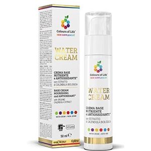 Anti-oxiderende basiscrème met organisch calendula-extract, met hydraterende werking, om samen met je favoriete gezichtsserum te gebruiken Colours Of Life 50 ml