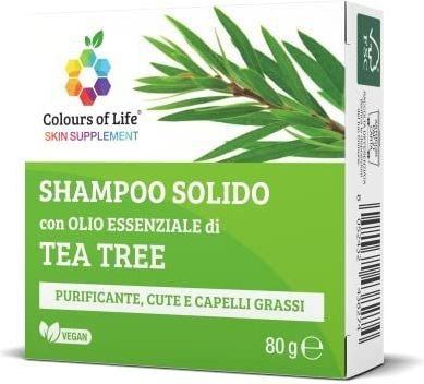 Optima Naturals - Colors of Life - Vaste Shampoo - 80 g - Met Tea Tree