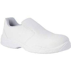 REPOSA NURSE werkschoenen, gesloten mocassin-type werkschoenen met neus, microfiber bovenwerk, damesschoenen met anatomische en ademende zool, PU-zool