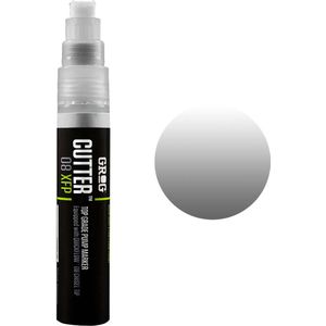 Grog Cutter 08 XFP - Verfstift - Beitelpunt van 8 mm - hooggepigmenteerde verf op alcoholbasis - Burning Chrome
