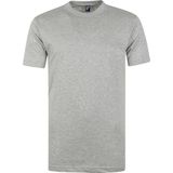 ALAN RED - Virginia - T-shirts - Wit en Grijs Melange - 2-pack - O-hals