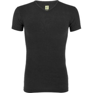Alan Red V-hals shirt bamboe baltimora zwart