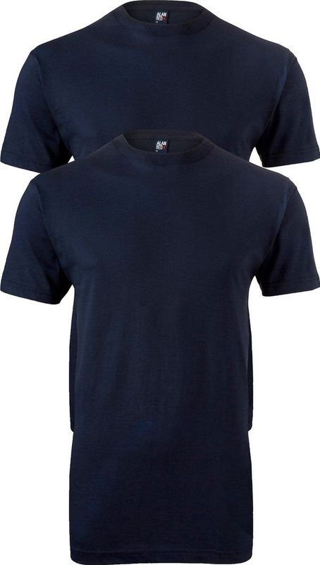 Alan Red Virginia Navy Ronde Hals Heren T-shirt 2-Pack