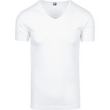 Alan Red Oklahoma T-shirt Stretch Wit (2pack) - Heren - Basic T-shirts