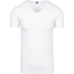 Alan Red - Oklahoma - T-shirt - Wit - Katoen/Elastaan - 2-pack