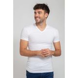 Alan Red - Oklahoma - T-shirts - Wit - 97% Katoen 3% Elastaan - 2-pack