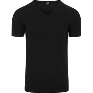 ALAN RED - Oklahoma - T-shirts - Zwart - Katoenmix - 2-pack