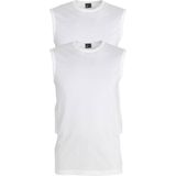 Alan Red Singlets Montana (2-pack) - O-hals - wit -  Maat S