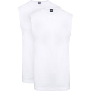 Alan Red - Tanktop - Wit - 100% Katoen - 2-Pack