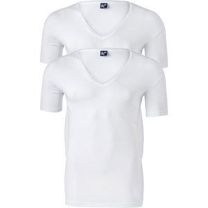 Alan Red - T-shirt - Wit - Katoen - 2-Pack