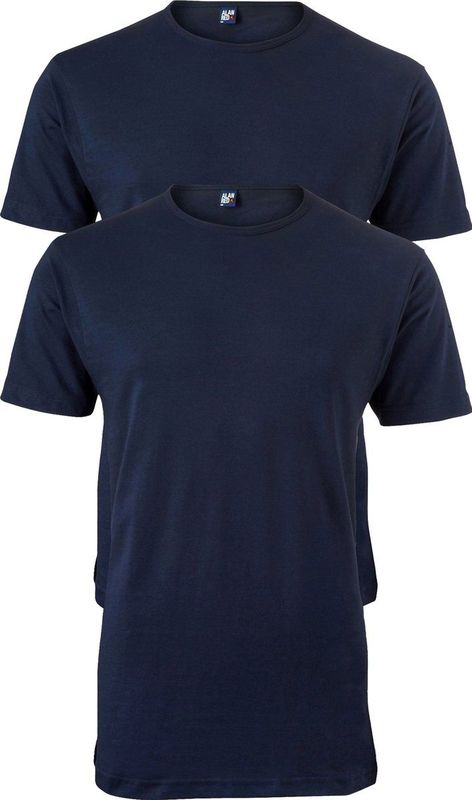 ALAN RED - Derby - T-shirts - Donker Blauw - 100% Katoen - 2-Pack