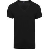 Alan Red V-Hals Dean T-Shirt (2Pack) Zwart - Heren - Basic T-shirts