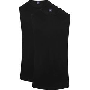 Alan Red T-Montana Singlet Mouwloos Zwart (2Pack) - Heren - Basic T-shirt