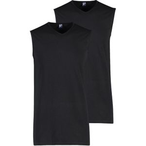 Alan Red - Minto - Tanktop - Zwart - Katoen - Twee-Pack